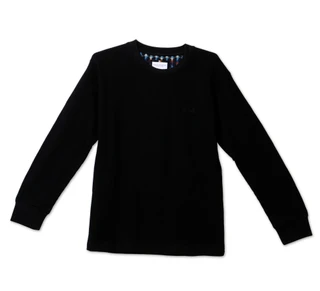 Thumbnail 1: Denim & Flower Big Boys Long Sleeve Thermal Shirt 