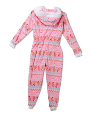 Thumbnail 2: Btween Big Girls Soft Christmas Onsie 