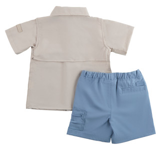 Thumbnail 2: Hunter Toddler Boy's 2 Pc Woven Shorts Set 