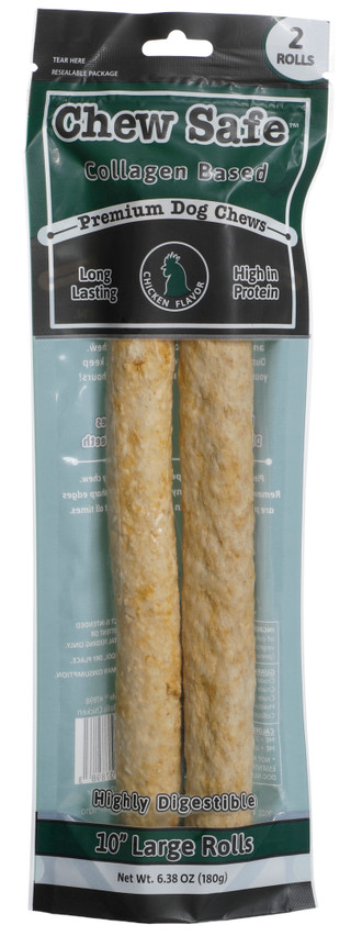 Thumbnail 1: CHEWSAFE Collagen Wrapped Chicken Dog Chews 