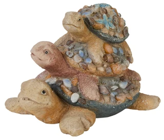 Thumbnail 1: Fancy That Triple Stacked Turtle Garden Statue 
