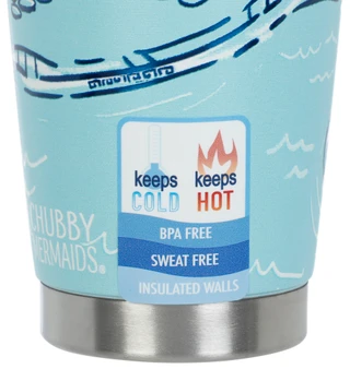 Thumbnail 2: Chubby Mermaids Manatee Springs Hotel Insulated Travel Tumbler 