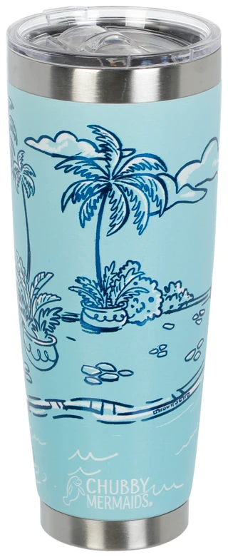 Thumbnail 3: Chubby Mermaids Manatee Springs Hotel Insulated Travel Tumbler 