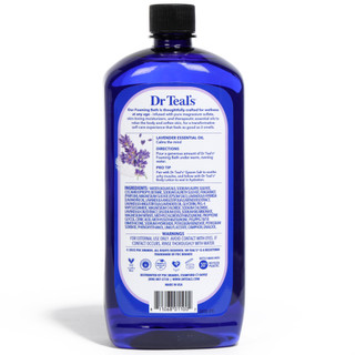 Thumbnail 4: Dr Teal's 34 Oz Soothe & Sleep Lavendar Foaming Bubble Bath 