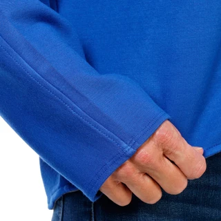 Thumbnail 3: Chelsea & Theodore Women's Long Sleeve V-Neck Drop Shoulder Top  