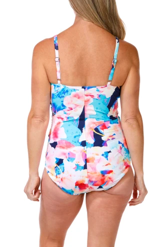 Thumbnail 3: Maxine of Hollywood Women's Surplice 1 Pc Swimsuit 