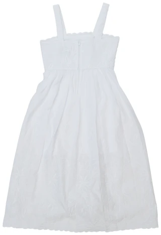 Thumbnail 2: Rare Editions Big Girl's Embroidered Lace Effect Maxi Dress 