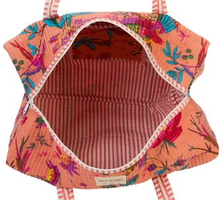 Thumbnail 2: SECONDARY Peach Floral Cotton Weekender 