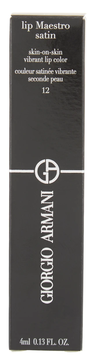 Thumbnail 2: Giorgio Armani Lip Maestro Satin Liquid Lipstick Secret Date 