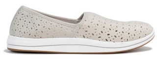 Thumbnail 2: Clarks Women's Breeze Lily Perforated Slip-On Comfort Flats 