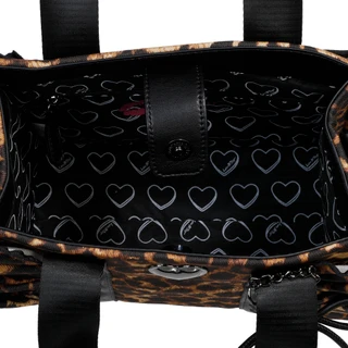 Thumbnail 2: Luv Betsey Ruffle Charm Print Canvas Mini Tote 