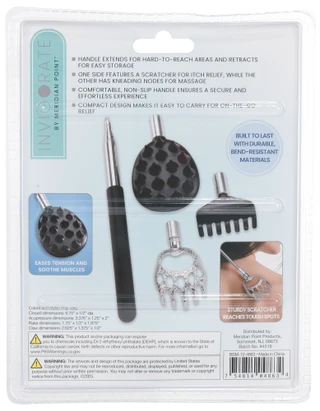 Thumbnail 2: Invigorate 3-in-1 Back Scratcher & Massager 