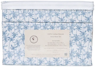 Thumbnail 2: Panama Jack Blue Palm Print Sheet Set 
