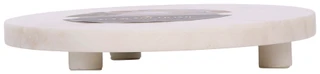Thumbnail 2: Maavari Home 8 in Natural Marble Trivet 