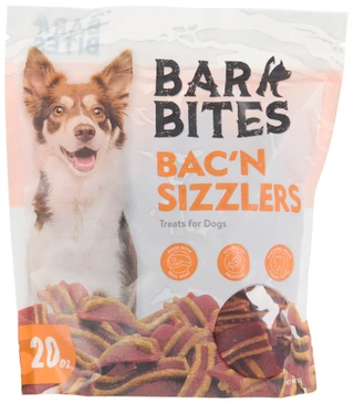 Thumbnail 1: Bark Bites 20 oz Bac'n Sizzler Dog Treats 