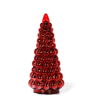 Thumbnail 1: 14 in Mercury Glass Christmas Tree Home Decor 