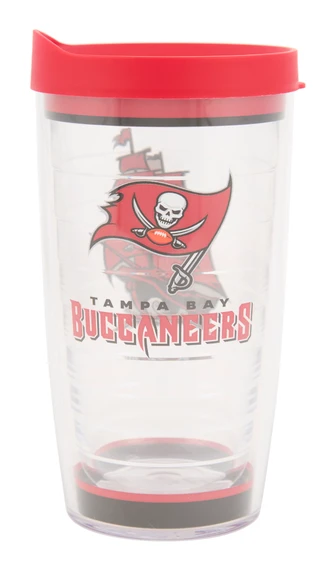 Thumbnail 1: Tervis Tradition 24 oz Tampa Bay Bucs Insulated Plastic Tumbler 