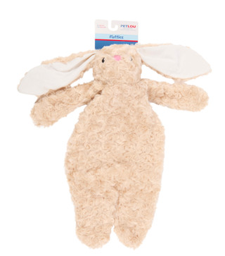 Thumbnail 1: Petlou 19 in Floppy Rabbit Crinkle Dog Toy 