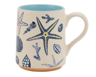 Thumbnail 1: Spectrum Designz 17 oz Coastal Seashell Mug  
