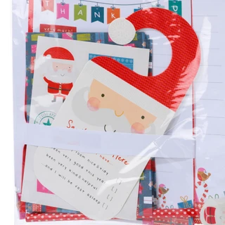 Thumbnail 2: ALEF Christmas Letter To Santa Pack with Pencil & Stickers 