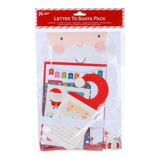 Thumbnail 1: ALEF Christmas Letter To Santa Pack with Pencil & Stickers 