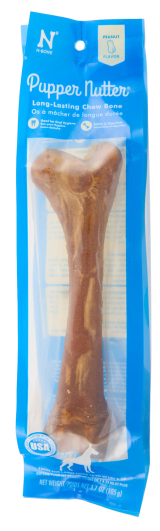 Thumbnail 1: N BONE 3.7 oz Pupper Nutter Long-Lasting Chew Bone  