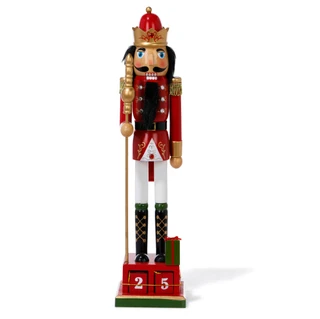 Thumbnail 1: Magical Season 18 in Christmas Countdown Nutcracker with Date Blocks Decor 