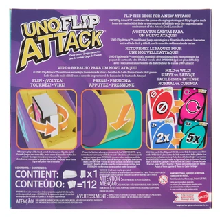 Thumbnail 2: Mattel Uno Flip Attack Card Game 
