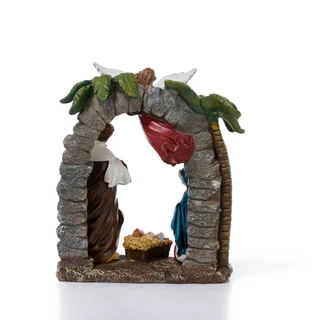 Thumbnail 2: Magical Season 6x4x8 Christmas Nativity Scene Home Accent 