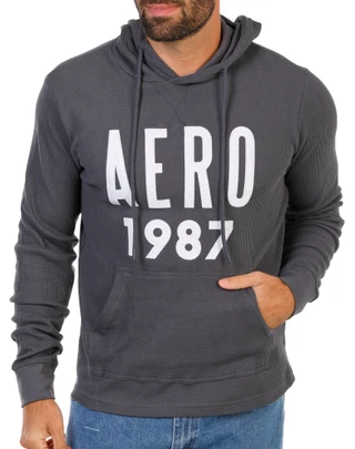 Thumbnail 1: Aeropostale Men's Embroidered Pullover Hoodie 