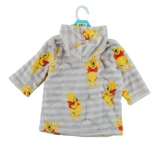 Thumbnail 2: Winnie The Pooh Baby Boy2 Pc Robe & Teether Set  