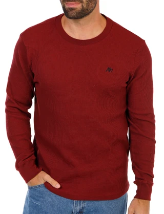 Thumbnail 1: Aeropostale Men's Long Sleeve Crew Neck Shirt 