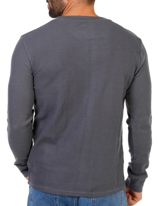 Thumbnail 2: Aeropostale Men's Long Sleeve Crew Neck Thermal Shirt 