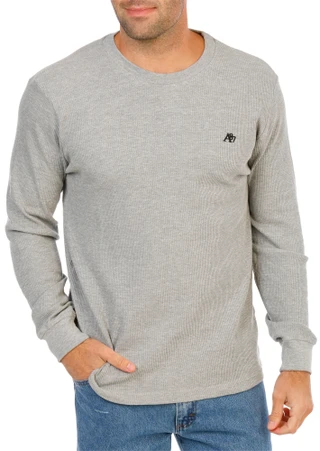 Thumbnail 1: Aeropostale Men's Long Sleeve Crew Neck Thermal Shirt 