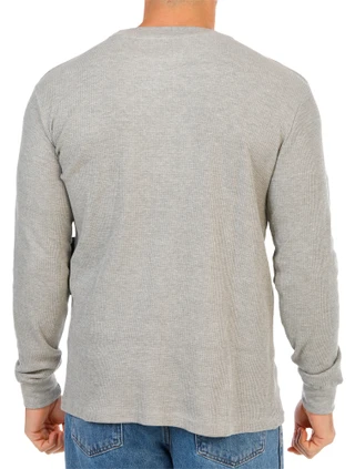 Thumbnail 2: Aeropostale Men's Long Sleeve Crew Neck Thermal Shirt 