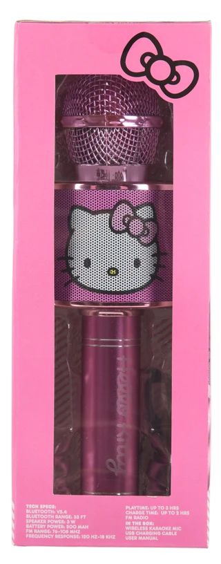 Thumbnail 2: Hello Kitty Hello Kitty Bluetooth Karaoke Microphone  