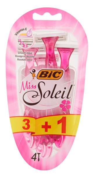 Thumbnail 1: BIC 4 Pk Vitamin E 3-Blade Razers  