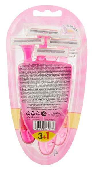 Thumbnail 2: BIC 4 Pk Vitamin E 3-Blade Razers  