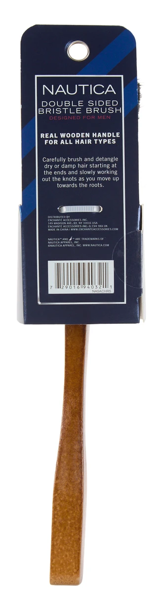 Thumbnail 2: Nautica Men's Double Sided Bristle Brush  