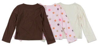 Thumbnail 2: B TWEEN Girls 3 Pk Long Sleeve Tops  