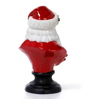 Thumbnail 2: Magical Season 13 in LED Christmas Santa Bust Decor 
