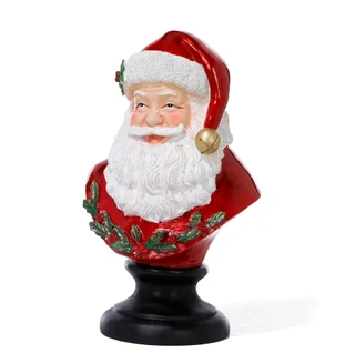Thumbnail 1: Magical Season 13 in LED Christmas Santa Bust Decor 