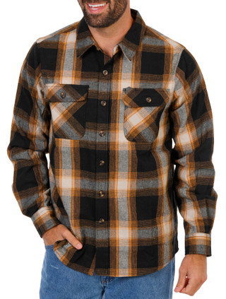 Thumbnail 1: Smiths Men's Plaid Print Button Down Shirt  
