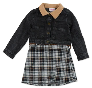Thumbnail 1: Little Lass Girls 2 pc Jacket & Dress Set  