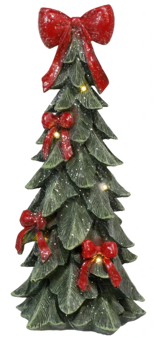 Thumbnail 2: Magical Season 13 in LED Christmas Tree w/ Bows Home Accent 