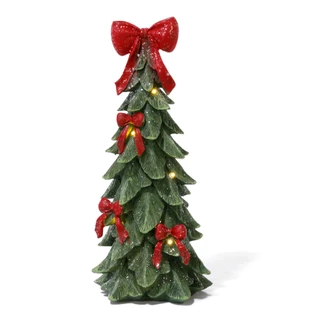 Thumbnail 1: Magical Season 13 in LED Christmas Tree w/ Bows Home Accent 