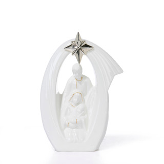 Thumbnail 1: Magical Season 9 in Ceramic Light-Up Nativity Home Decor 