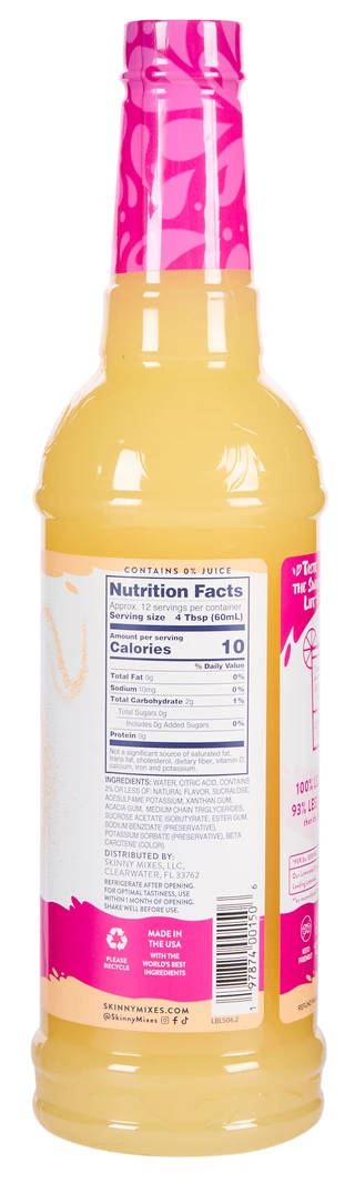 Thumbnail 2: Jordan's Skinny Mixes 25.4 oz Lemonade Syrup  