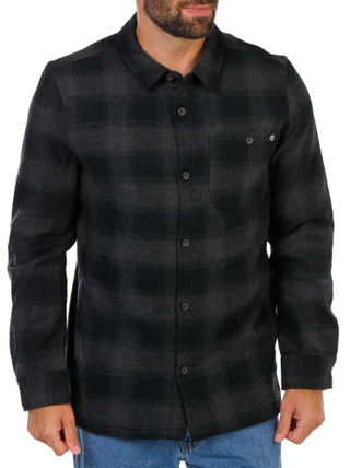 Thumbnail 1: HI TEC Men's Plaid Flannel Button Down Shirt 