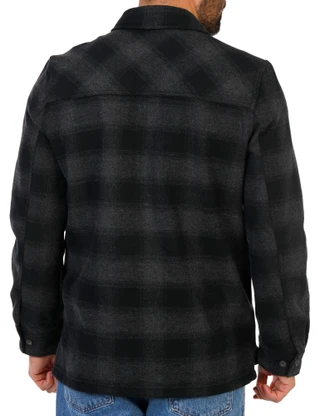 Thumbnail 2: HI TEC Men's Plaid Flannel Button Down Shirt 